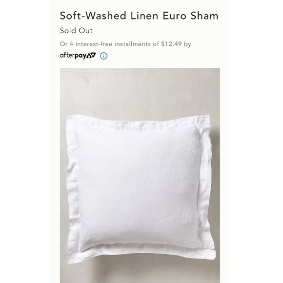 ISO! Linen Euro Sham - Picture 6 of 8